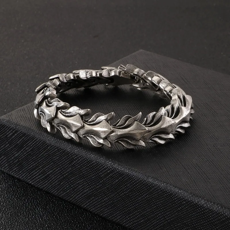 Trendy And Stylish Stainless Bone Chain, Men'S Steel Bracelet, Available