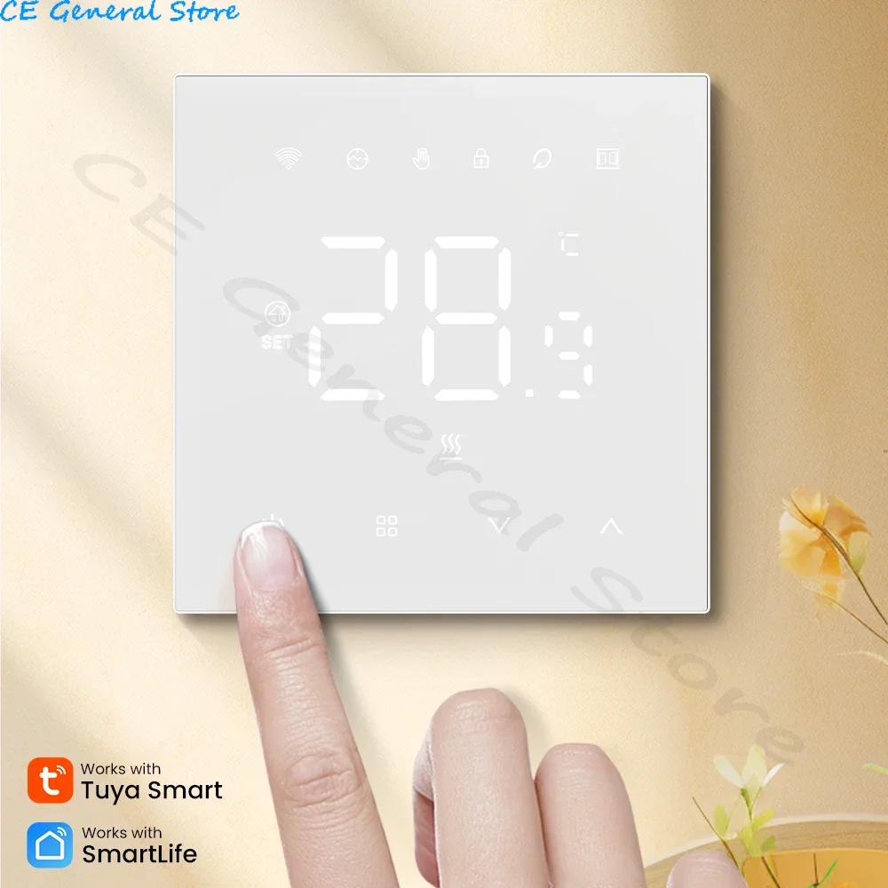 Termostato WIFI Tuya Smart Home riscaldamento elettrico caldaia a Gas a pavimento caldo Digital LED Temperatur Controller Alice Alexa