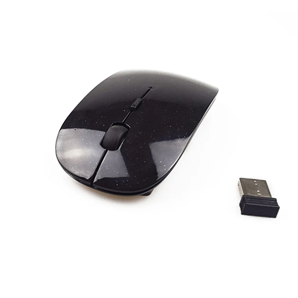

Wireless Ultra-Thin 2.4g Mini Mouse Black Ergonomic Design for Pc Laptop Notebook 7 10 Tablet Wireless Gaming