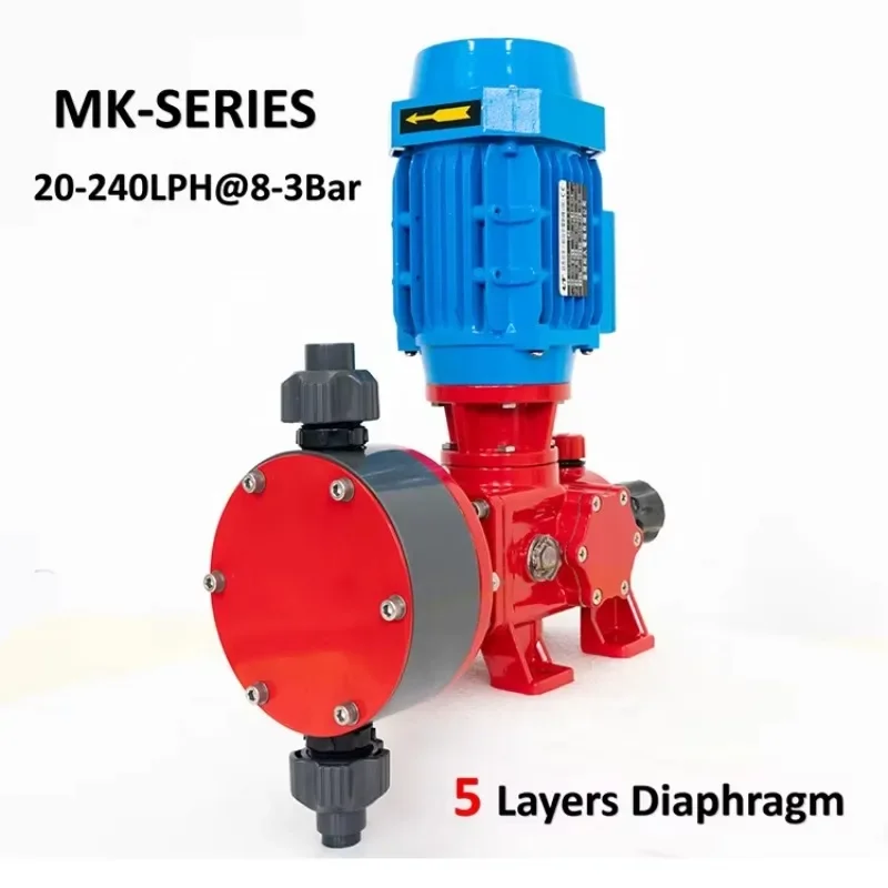 

MD-650 Chemical Dosing Pump, 650L/hr 6Bar 1100W, Food Grade Stainless Steel for Fertilizer and Flocculant Applications