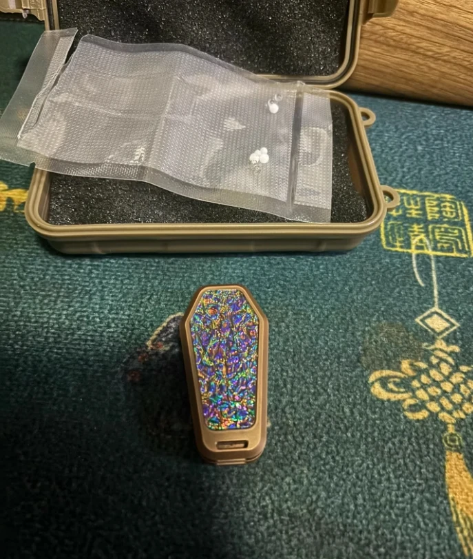 Jouets de décompression EDC EVEN 1.5 en cuivre, jeu de curseur