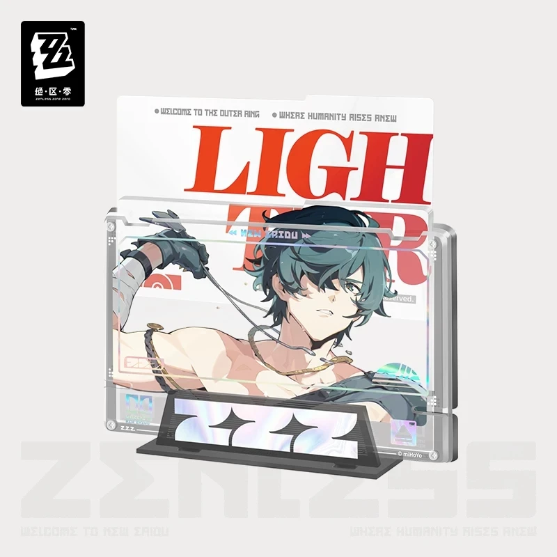 Official ZenlessZoneZero Genuine “Shadow & Art” Series Fixed-Frame Acrylic Art Panel Set—Gaming Merchandise, Decor, Gift 5