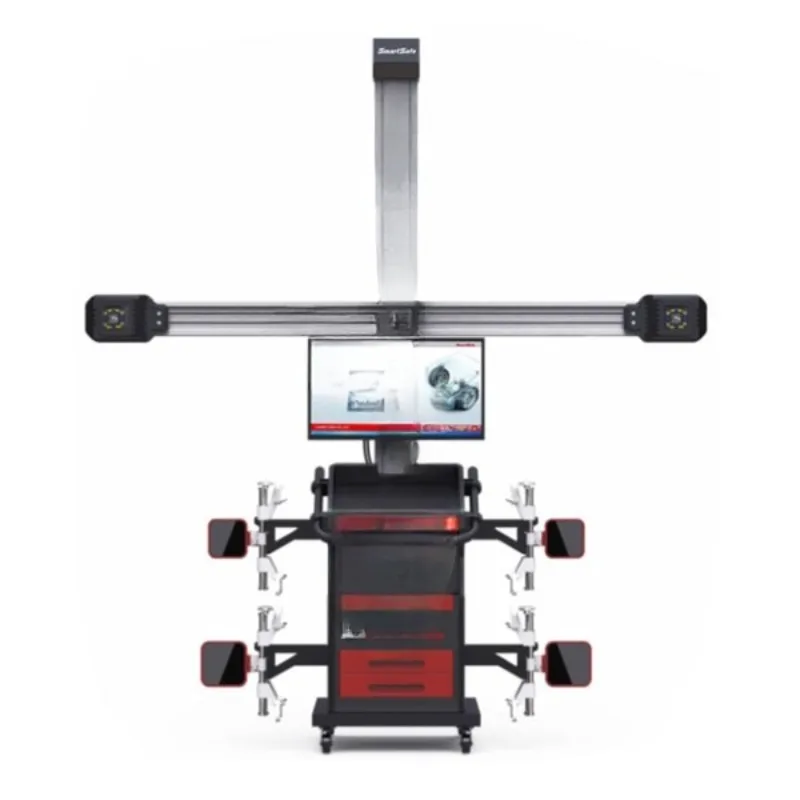 Automotive 3D four-wheel aligner, multi-station moving beam automatic lifting