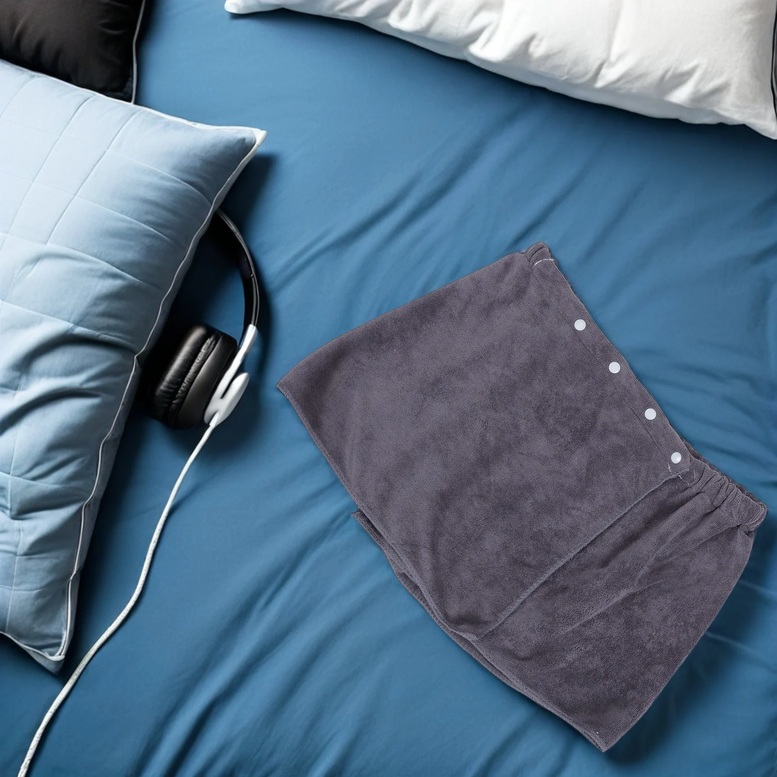 

Men'S Bath Towel Pants Quick Dry Fleece Wearable Shower Wrap For Bathroom Beach Spa Pool Short Robe Lightweight