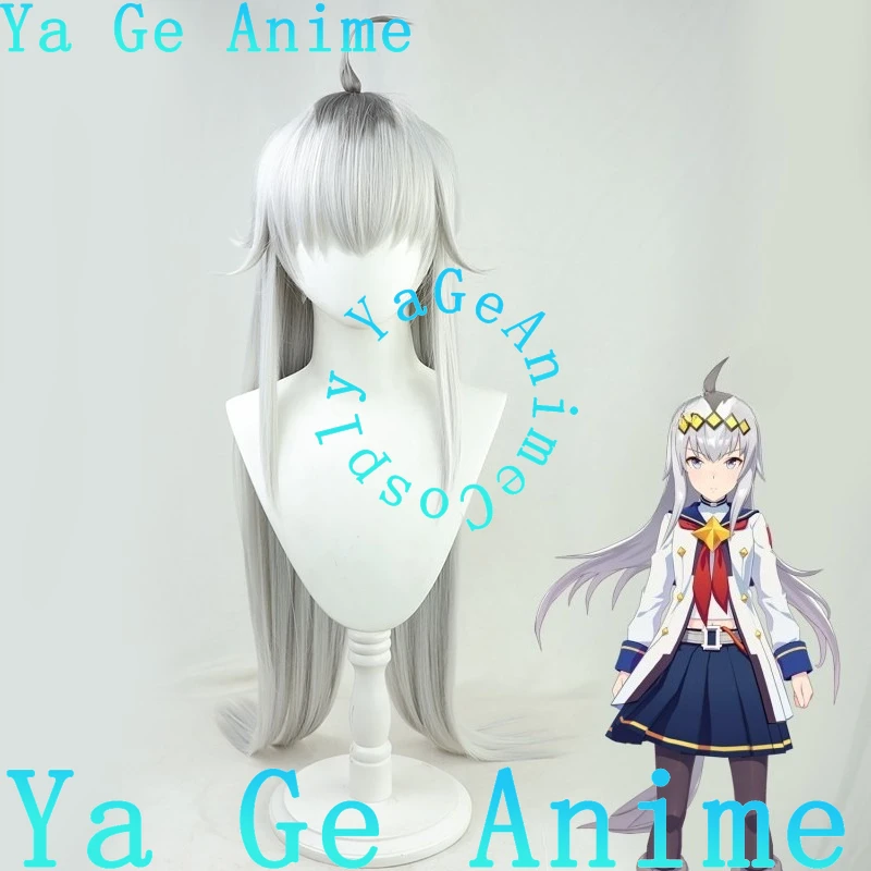 Kostum Cosplay Uma Musume Oguri Cap - Seragam Balap Resmi, Pakaian Gadis Balap Pretty Derby, Topi Chestnut, Wig dengan Telinga