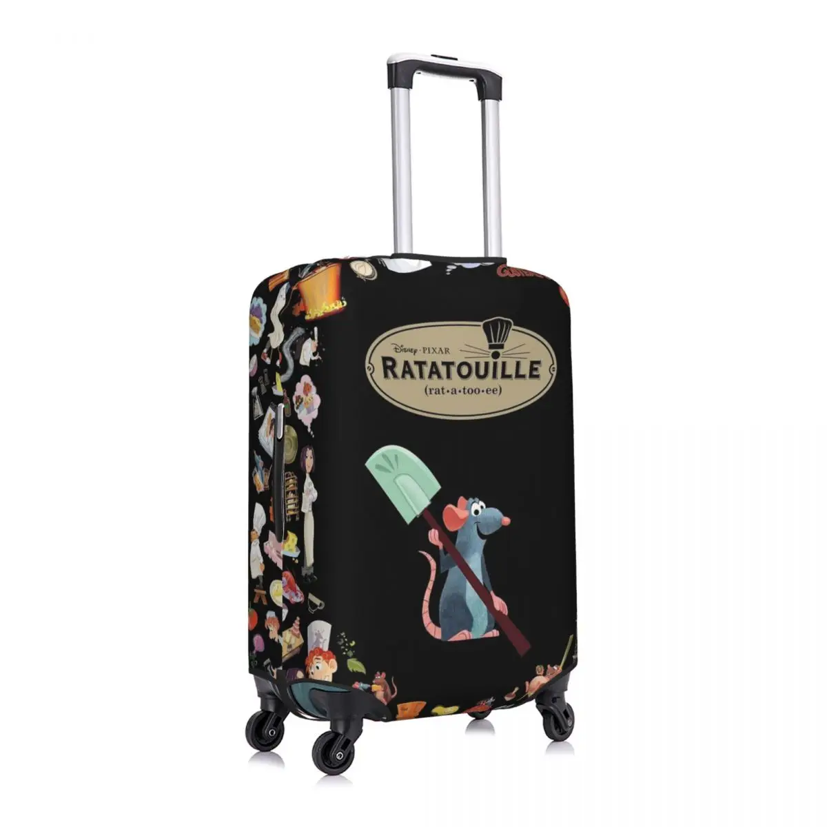 Capa de bagagem personalizada Ratatouille Remy, capa protetora de mala da moda, terno para 18-32 polegadas