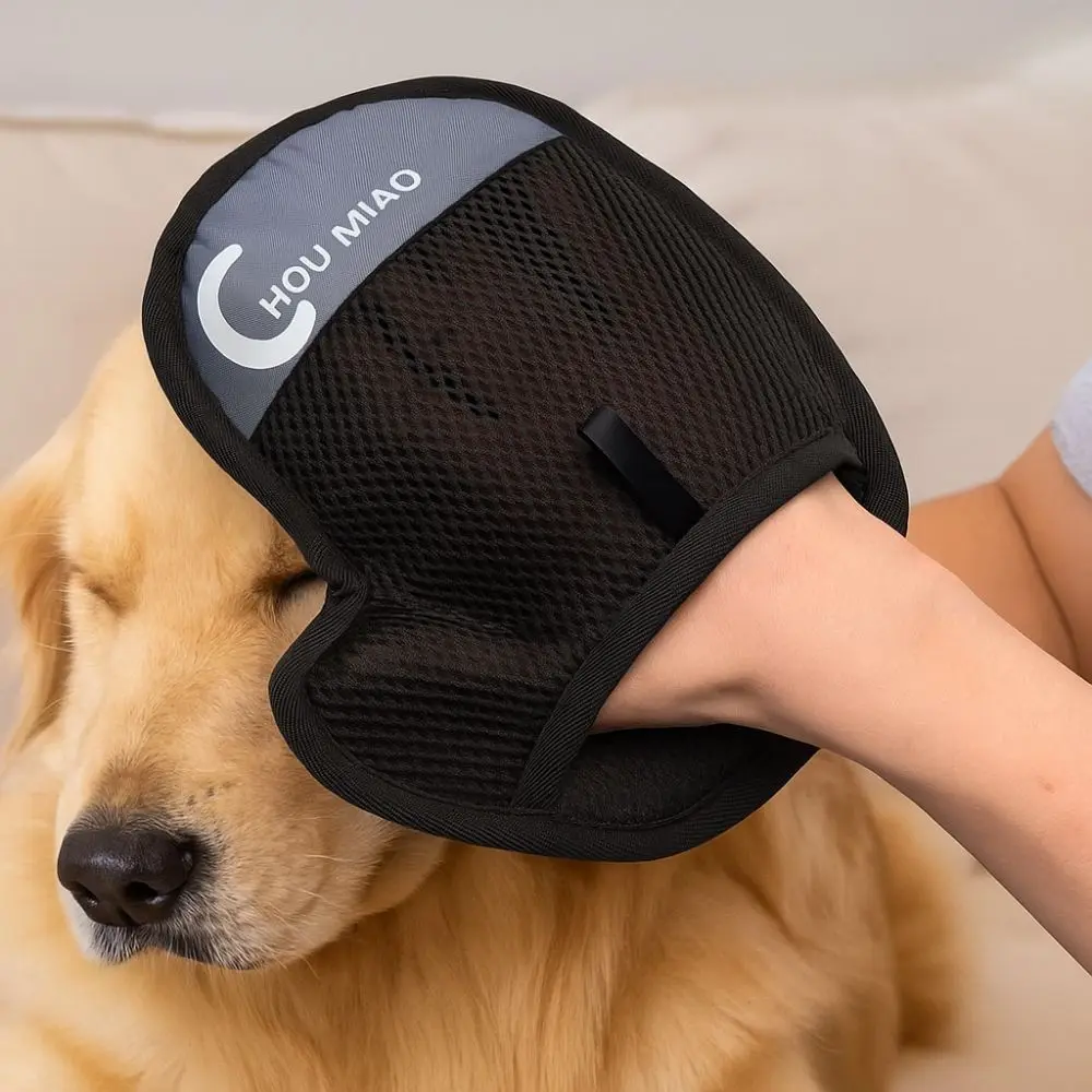 2 قطعة مكافحة ساكنة إزالة شعر الحيوانات الأليفة قفازات إزالة الغبار تنفس كهرباء مزيل الشعر شبكة فرشاة إزالة الفراء للكلاب القط #3