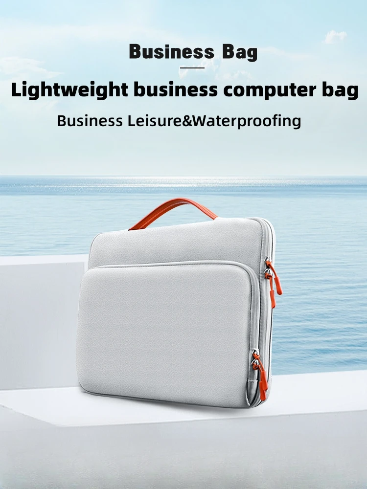 IFacemall-Laptop Case Handbag, Liner Sleeve, Waterproof, Business, Large Capacity, 13, 13.3, 14, 15, 15.4, 15.6, 16 Inches