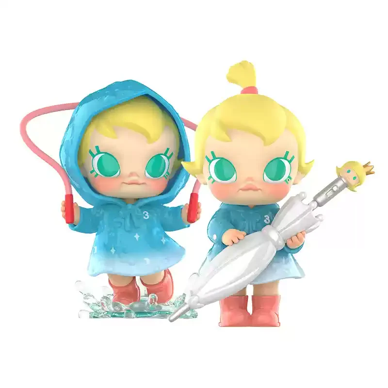 

New Genuine Baby Molly Fanny Raining Day Series Action Figure Cute Collectible Model Dolls Cartoon Decor Toy Birthday Gift Girls