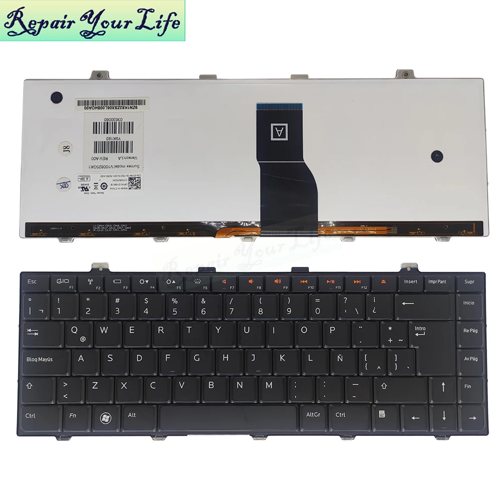 

LA Latin Backlit Keyboard for Dell XPS 14 L401X STUDIO 15 L501X Studio 1450 1455 1457 1458 fit Spanish Keyboards 0Y9K19 Y9K193