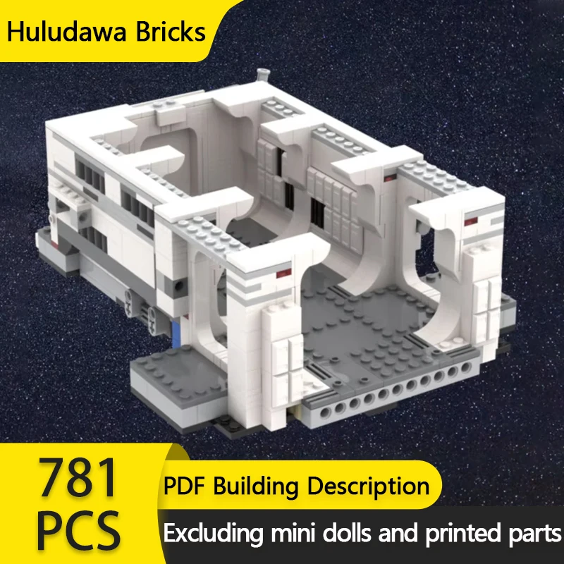 Popular Star Movies Model MOC Building Bricks Military Base Corridor Modular Technology Gift Holiday Assemble Children Toys Suit