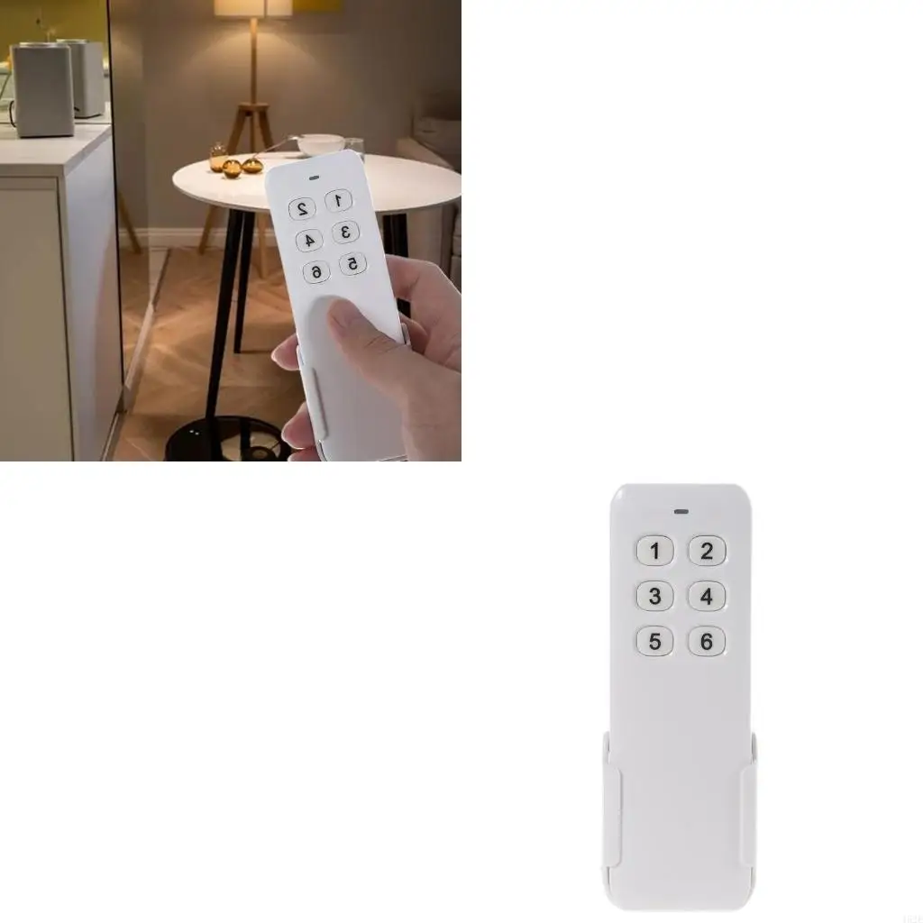 462E 3V Battery Powered Ultra-thin Wireless Remote with Base EV1527 Chip AK-500-8G