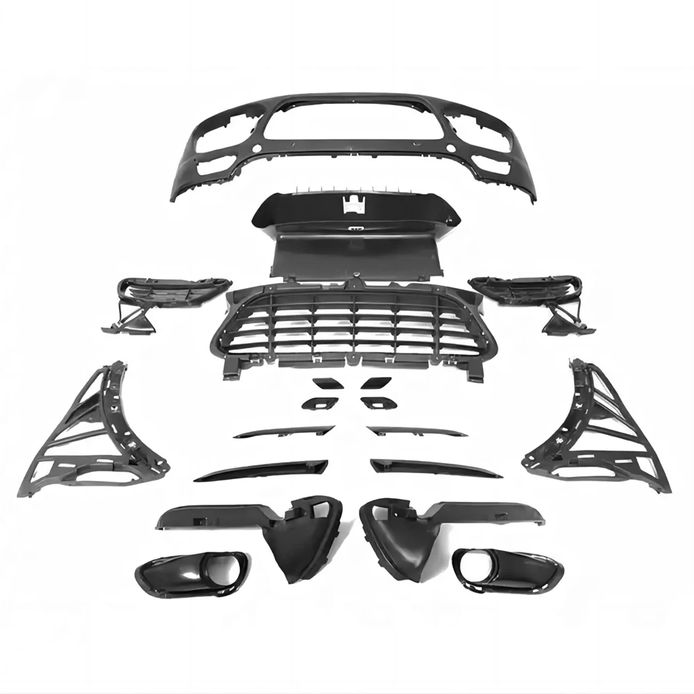 

PP Material Front Bumper For Porsche Cayenne 958.1 11-14 Turbo Style Body Kit