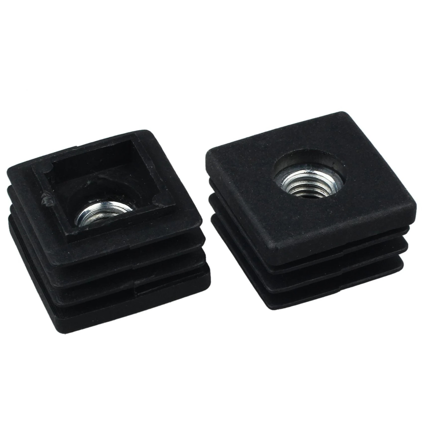 AB51 20 Sets 45Mm Base Dia Adjustable Leveling Foot 25Mmx25mm Square Tube Insert Kit