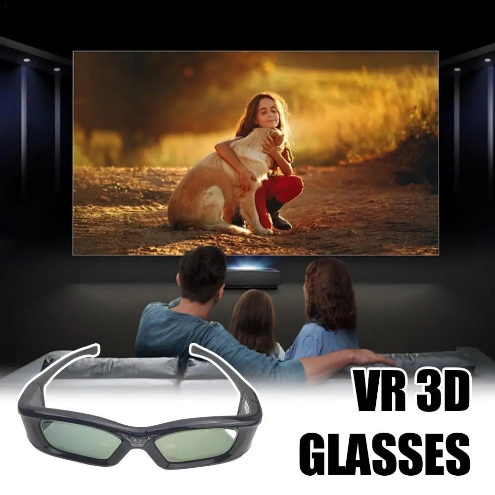 NEW 3D Glasses For Projector Full HD Active DLP Link For Optama Acer BenQ ViewSonic Sharp Dell DLP Link Projectors 3D Glasses