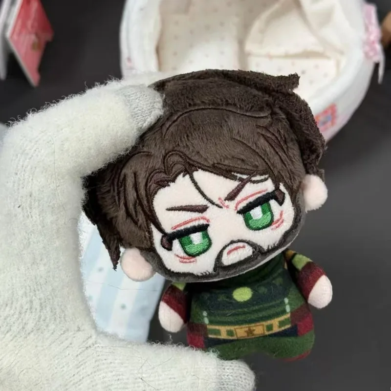 

New Black Robe Picket Soldier Boy Pendant Doll Toy 10cm Cotton Dolls Toy Cute soft Peripheral Game Fan Gifts