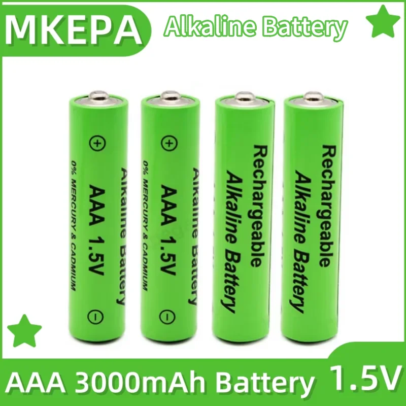 AAA Non Rechargeable AAA 1.5V 3000mAh Alkaline Battery lpega for Flashlight Toys Watch MP3 Player Radio Wholesale