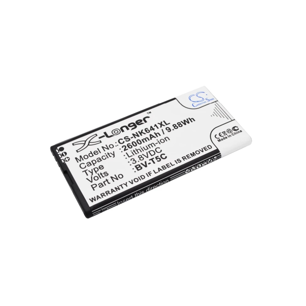 

Li-ion Mobile, SmartPhone Battery for Microsoft, 3.8V, 2600mAh , Compatible Models: Lumia 640, RM-1072, RM-1073
