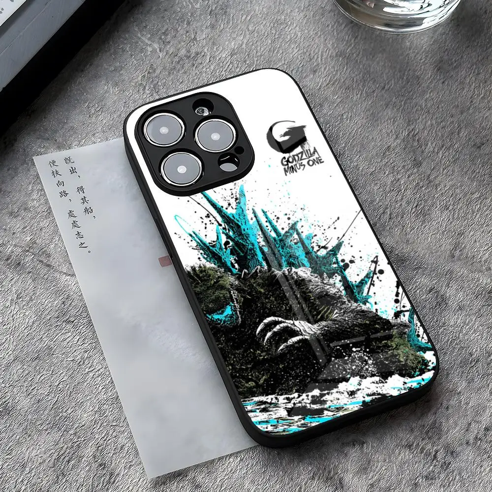 G-GodzillaES Handyhülle für iPhone 17 Pro Max 14 Pro 15 12 11 13 Mini X XR XS 16 Plus SE Glasabdeckung