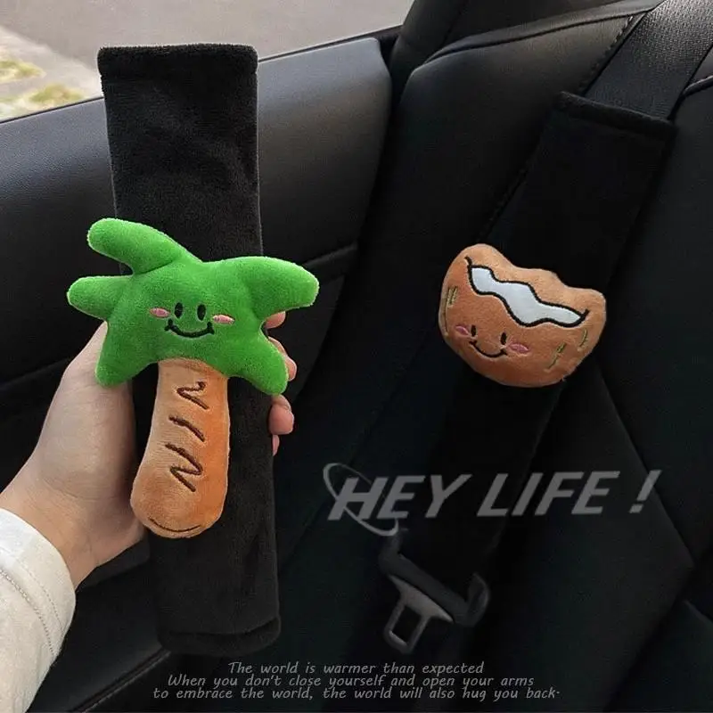 

Креативная защита ремня безопасности автомобиля, чехол на плечо, идеальные подарки, автомобильные аксессуары, защита от натирания, милый мультяшный чехол на ремень безопасности