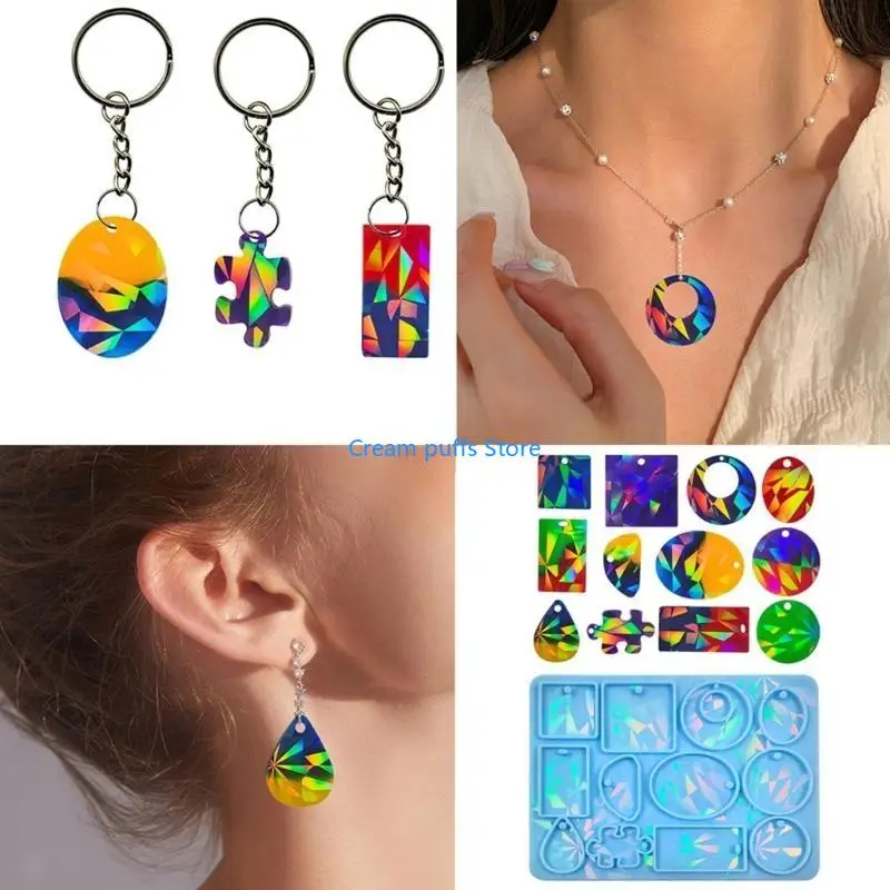 50LE Jewelry Casting Mold Irregular Geometric Silicone Mold Resin Mold