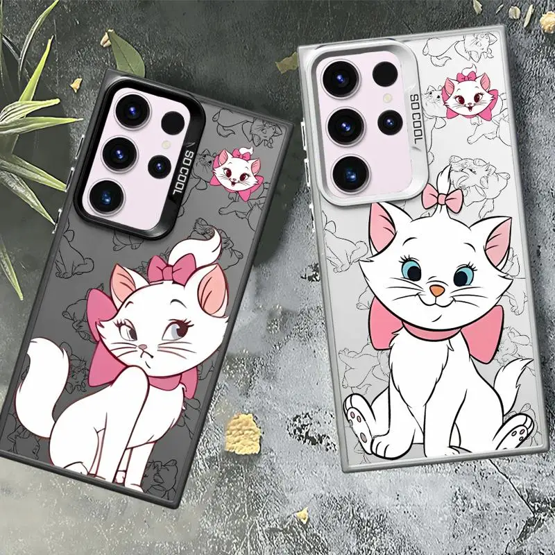 Disney Marie Cat Aristocats phone cases for Samsung Galaxy S24 Ultra case S22 S20 FE S21 Plus Note20 S23 funda Back Shell Cover