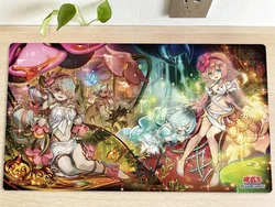 YuGiOh Playmat Traptrix Girls TCG CCG Mat Trading Card Game Mat Table Desk Mouse Pad Gaming Play Mat Mousepad 60x35cm