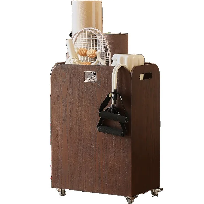 Yoga Mat Storage Basket Gym Equipment Yoga Supplies Household Gap Cabinet Foam Shaft Shelf