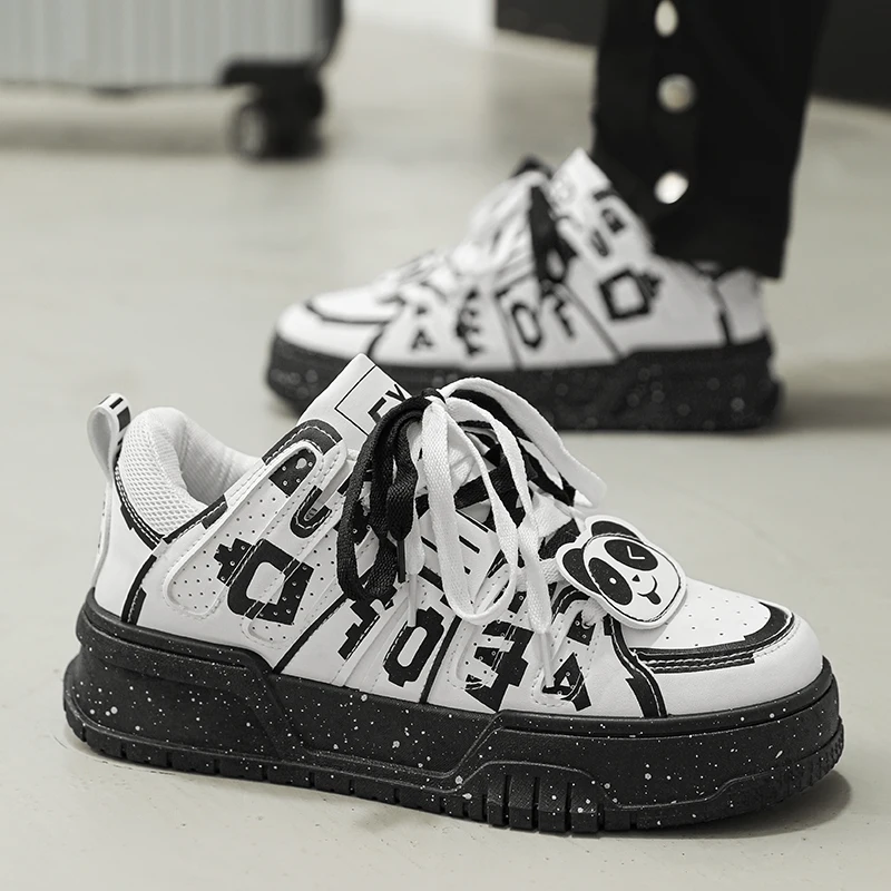 

Men's Causal Low Top Skate Shoes Breathable Lightweight Non-Slip Sneakers Comfort Fit Walking Shoes for Male