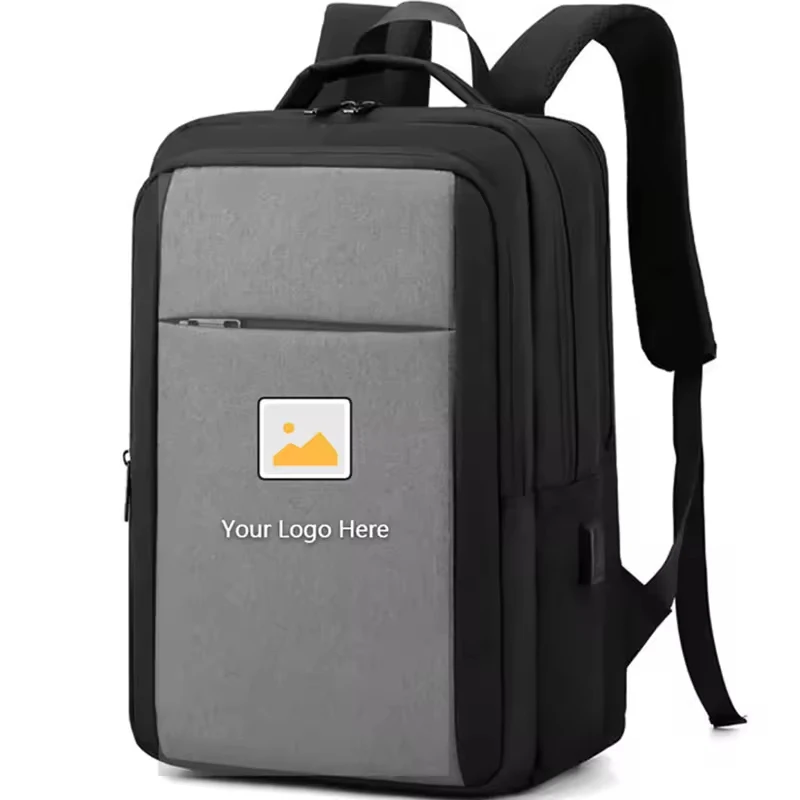 Mochila impermeable para portátil de 18,5 L, elegante, ligera, de 15,6 pulgadas, con puerto de carga usb