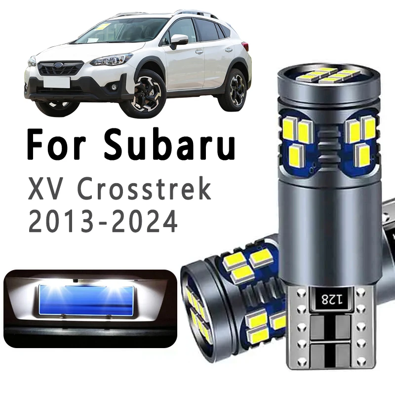

2 шт., лампы для подсветки номерного знака для Subaru XV Crosstrek 2013 2014 2015 2016 2017 2018 2019 2020 2021 2022 2023