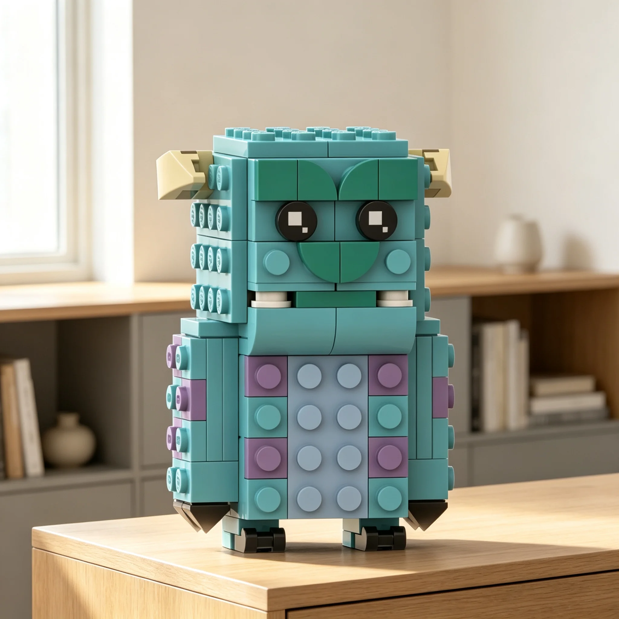 154pcs MOC James P. Sullivan SulleyJames P. Sullivan Monters Inc BrickHeadz Model Building Blocks Christmas Gift Construction 3D