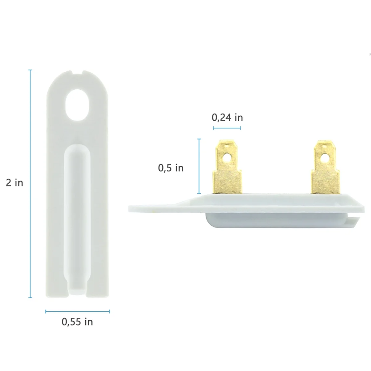 12PCS Dryer Fuse Parts Life Appliances Washing Machine Fuse Fuse 3392519 for Whirlpool/Kenmore