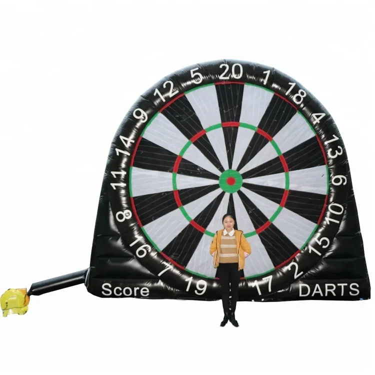 Hot sale customized  China wood soccer boards kick foot dart board inflatable darts for sale