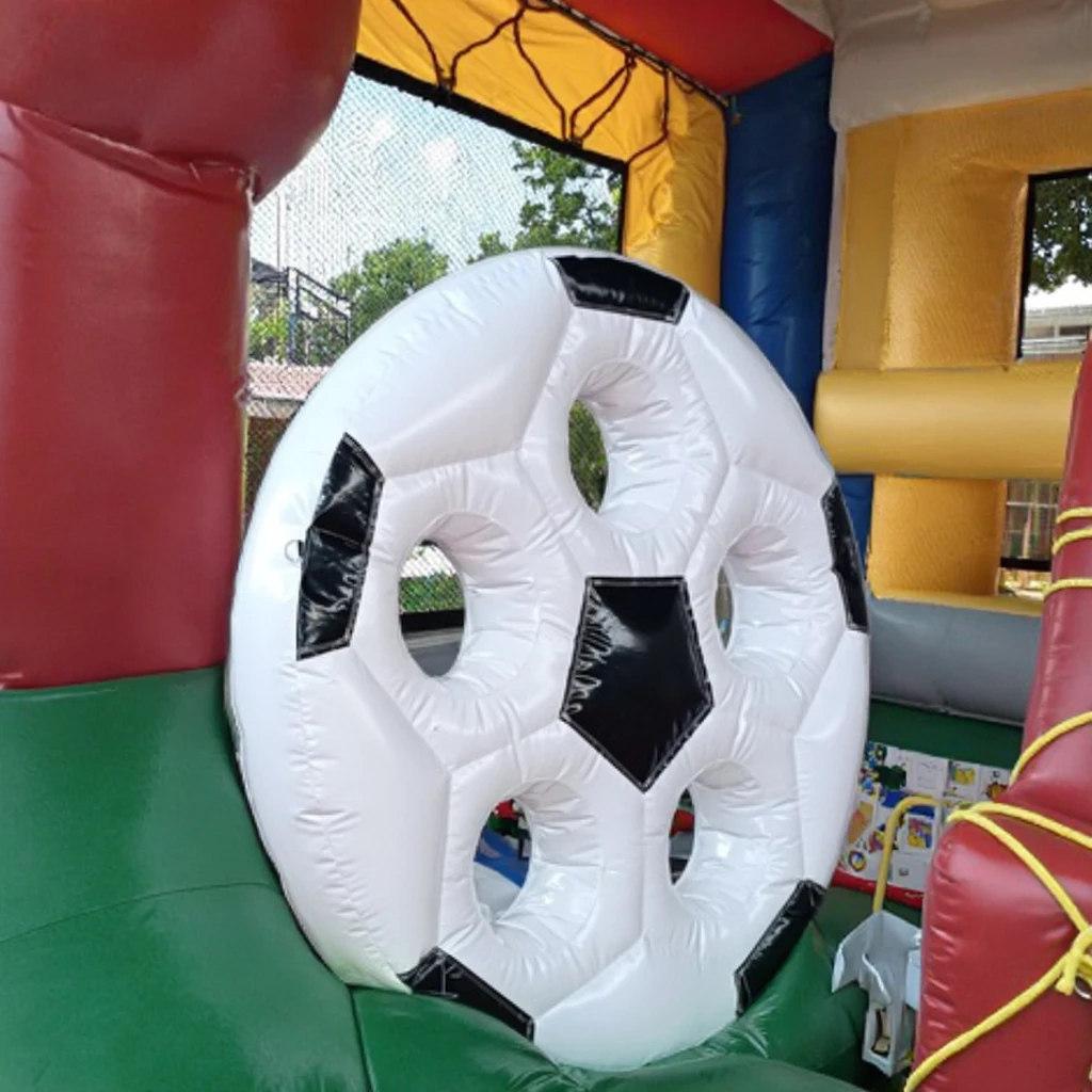 Juegos deportivos de tiro de fútbol inflables portería de fútbol inflable portería de fútbol de PVC juegos deportivos para niños de Carnaval