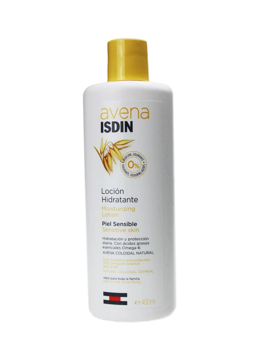 Isdin oats body moisturizing lotion 400ml-daily care and protection of sensitive skin