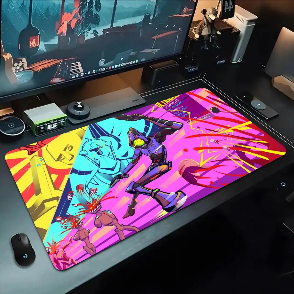 

Game ULTRAKILL Retro Mouse Pad 500X1000 mm Large Gaming Mousepad Gamer XL Rubber Otaku Keyboard Pad Laptop Desk Mat