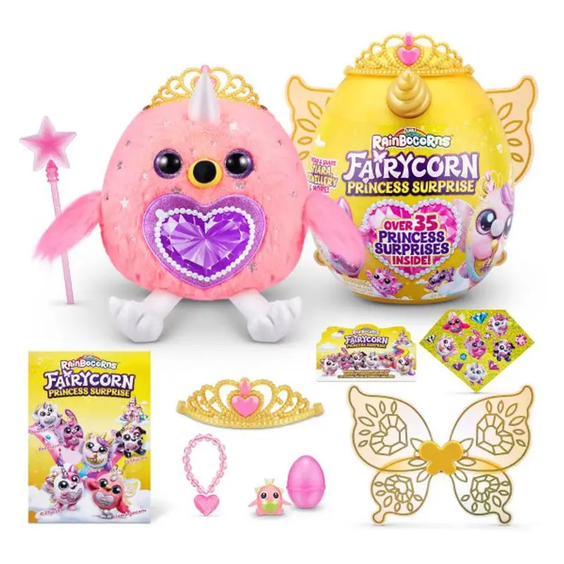 

Zuru Rainocorns Princess Surprise (Rabbit) Can Collect Plush Stuffed Animals Surprise Eggs Wear Fairy Wings Magical Princesses