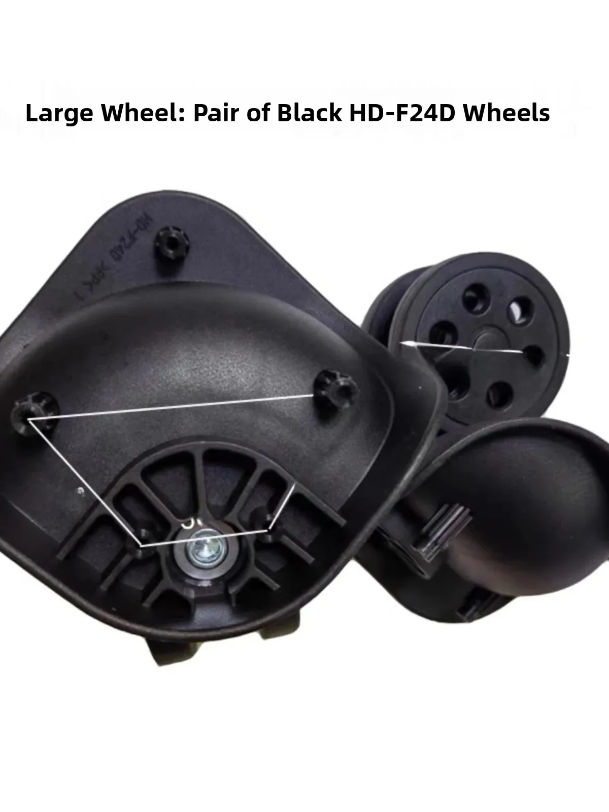 Suitable for Shengyuan C24 Luggage Wheel Replacement Travel Suitcase Repair Foot Wheel Hardware Accessories Spring 2024