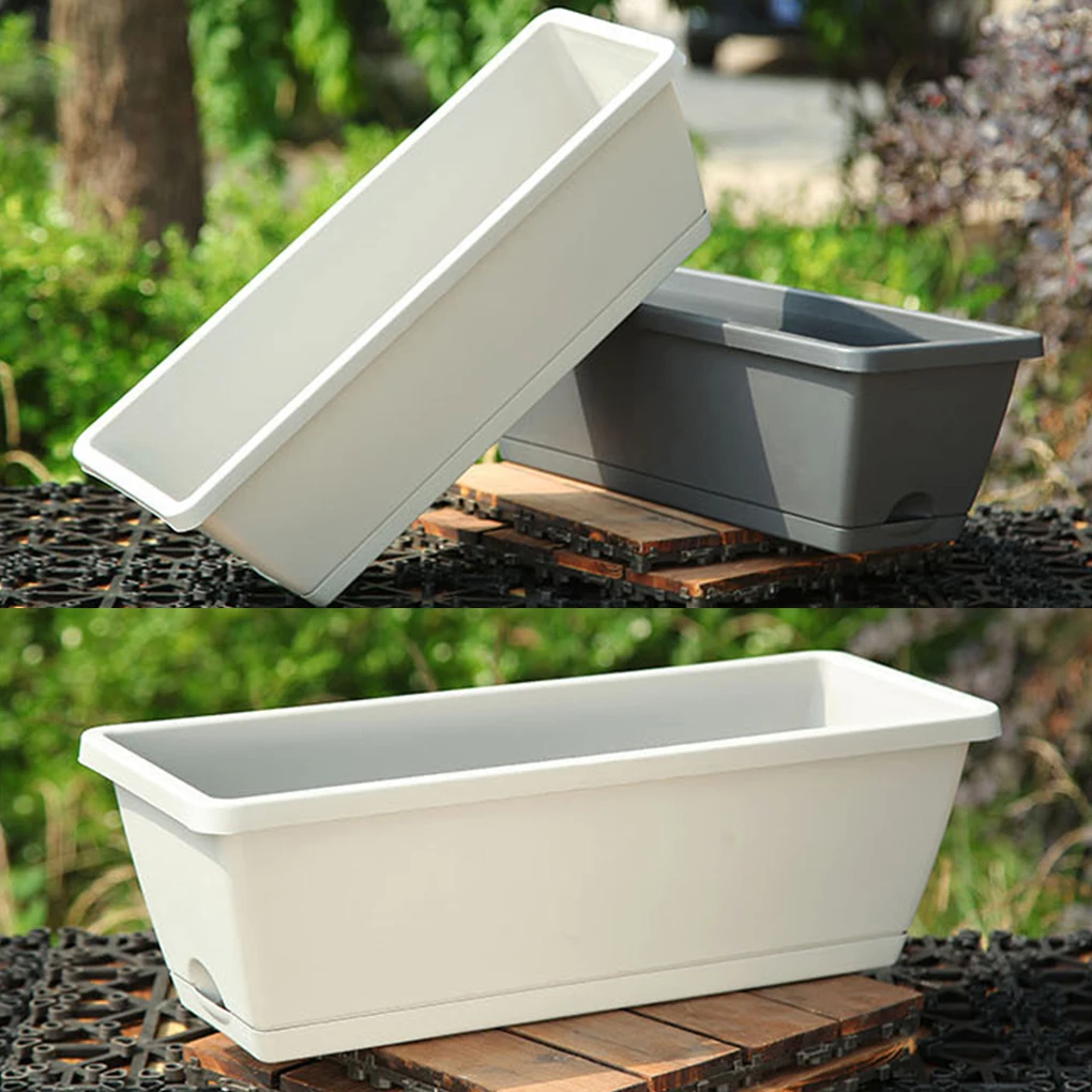 Resin Various Colors And Sizes Of Planter Pots For Every Gardener Materials Rectangular Flower Pot