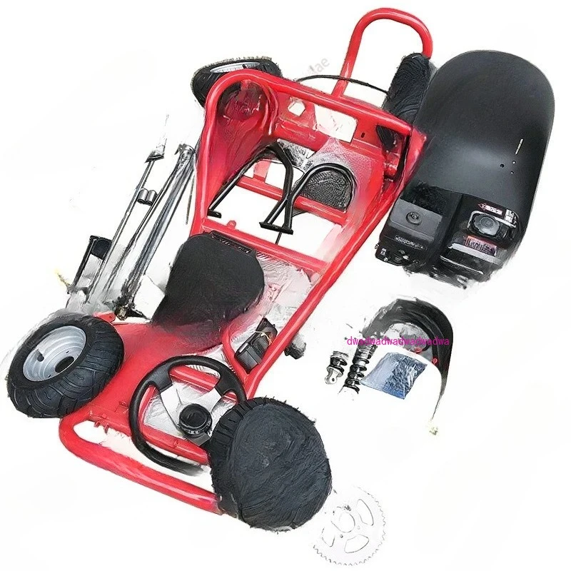 

168CC modified four-wheel motorcycle drift go kart complete set of vehicle frame accessories road tire assembly