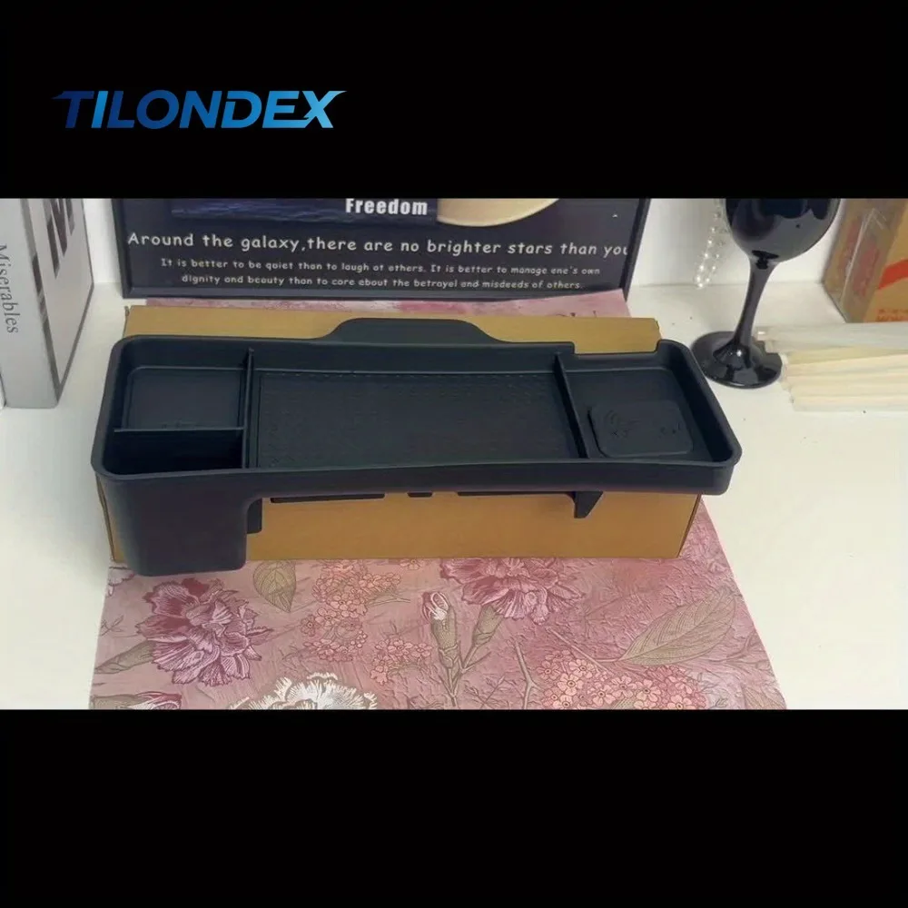 TILONDEX Premium Silicone Dashboard Organizer Tray for Tesla Model 3 Highland 2024-2025 & Model Y Juniper 2025 ETC Holder - view 6