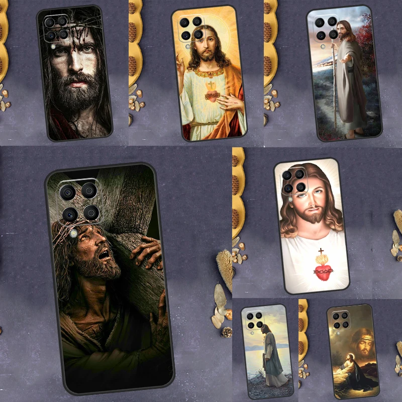 Divine Mercy Jesus Case For Samsung Galaxy M33 M53 M13 M23 M14 M54 M11 M21 M31 M51 M12 M22 M32 M52 M31s Coque