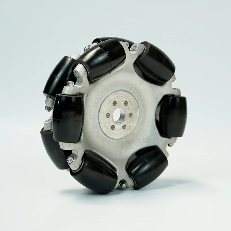 8 Inch 100KG High Load Rubber Wheel, Omni-directional Moving Wheel for Mobile Equipment