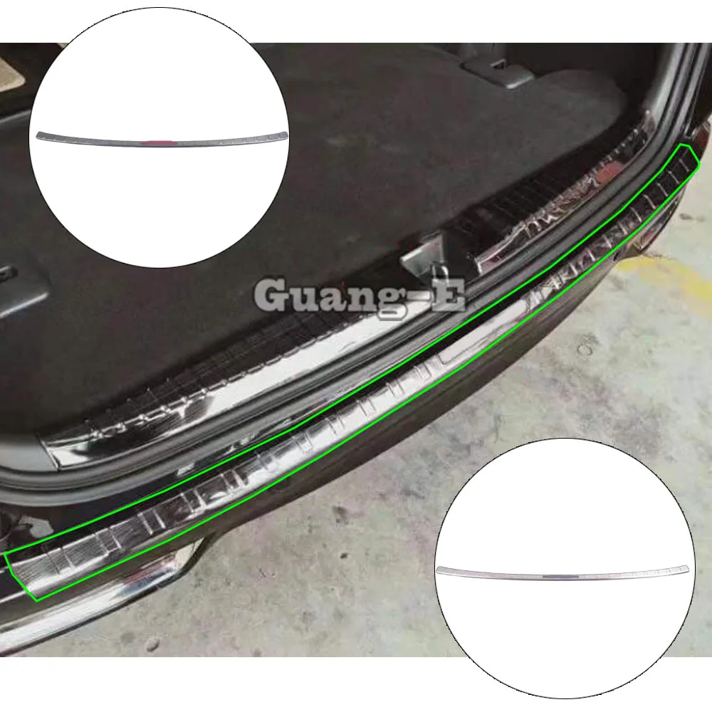 

For Honda Odyssey 2022 2023 2024 Stainless Steel External Trunk Guard Covers Rear Bumper Trim Accessories Decoration Stickers