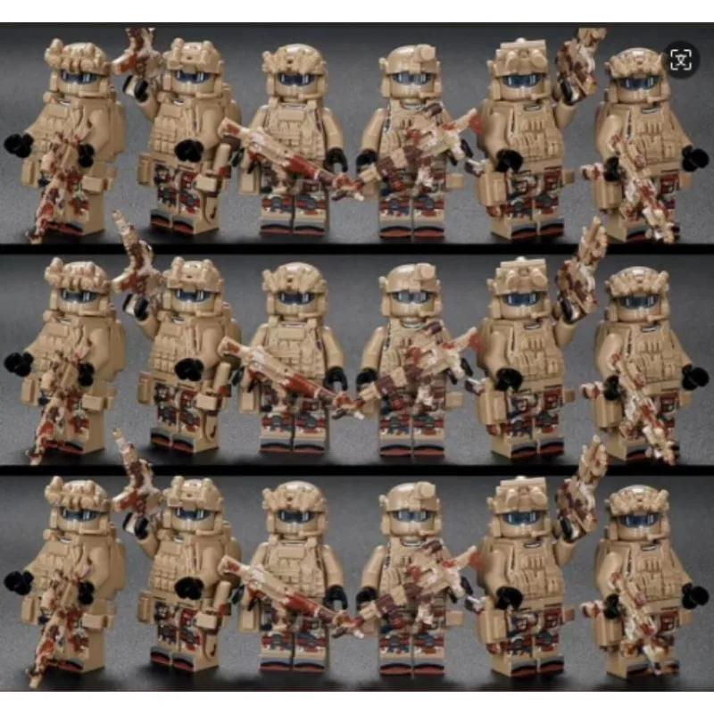 Figurines militaires soldats Forces spéciales figurines de Police puzzle pour enfants puzzle jouet pour garçon