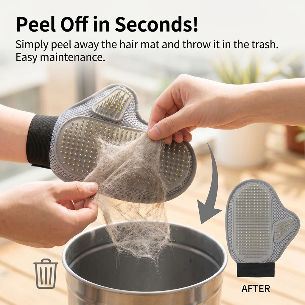 Pet Grooming Glove Dog Cat Hai - огляд і ціна Pet Supplies Grooming