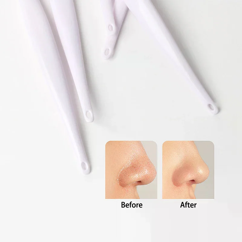 Szczoteczka silikonowa do twarzy z dwustronnym użyciem w kształcie kociej łapki, złuszczająca, do czyszczenia nosa, usuwająca zaskórniki, z wymiennymi główkami.