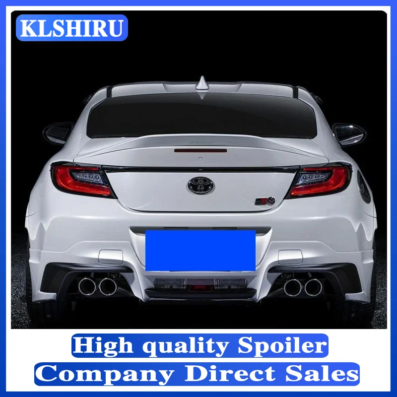 New Design 2022 To Up For TOYOTA ZA86 GR86 Subaru BRZ Spoiler Rear Trunk Wing High Quality ABS By Glossy Black Carbon Fiber