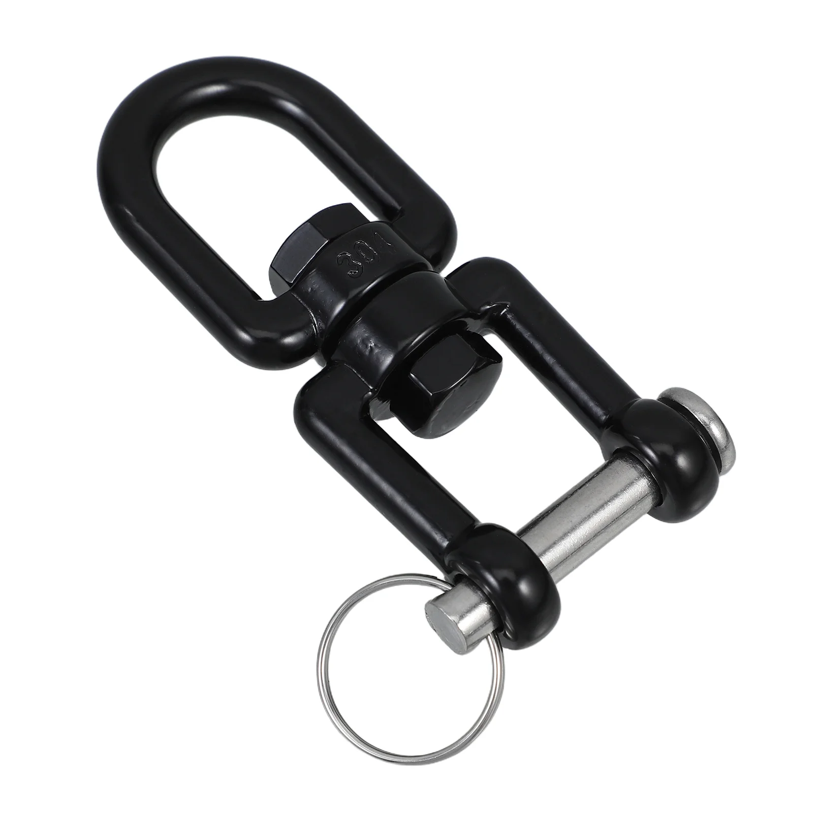

Swing Swivel Ring Durable Stainless Steel Smooth Rotation for Hammock Chairs Aerial Swings Compatible with Chains